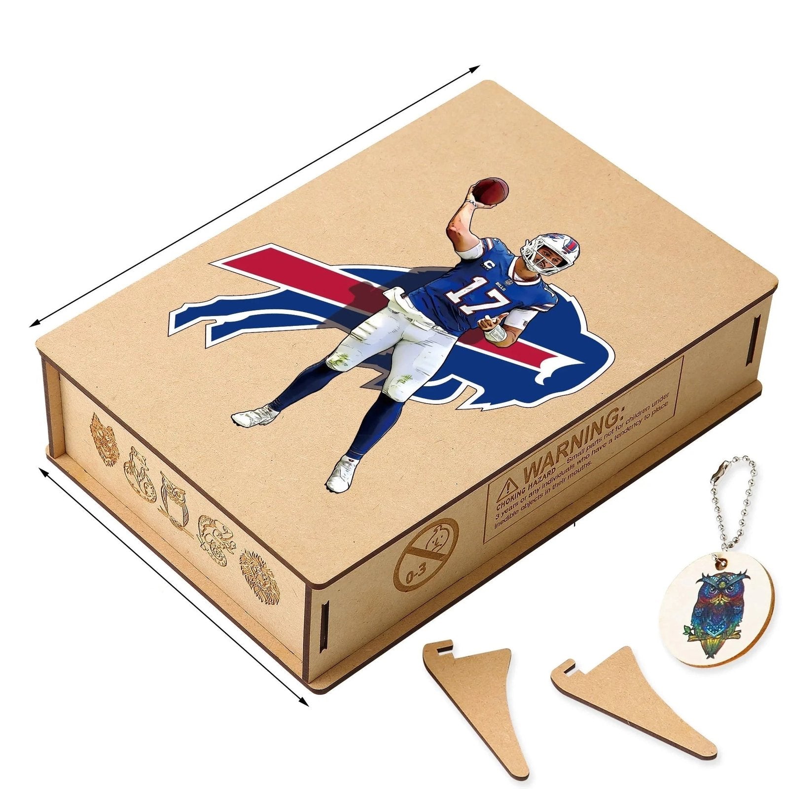 football-buffalo-bills-josh-allen-3d-wood-jigsaw-puzzle