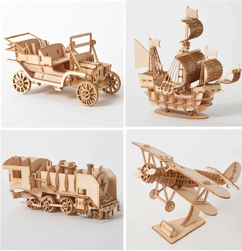 Structural 3D Wood Puzzle
