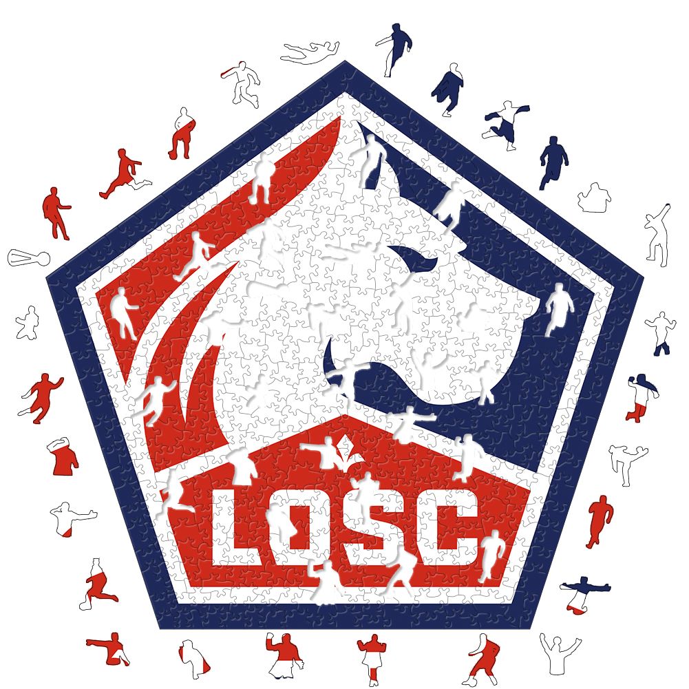 LOSC Lille 3D Wood Jigsaw Puzzle