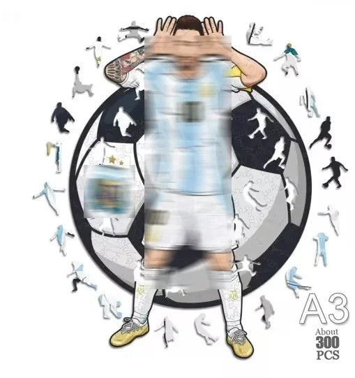 Lionel Messi 'Argentina | Can You Hear Me?' 3D Wood Jigsaw Puzzle