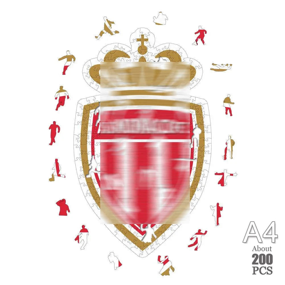 AS Monaco 3D Wood Jigsaw Puzzle