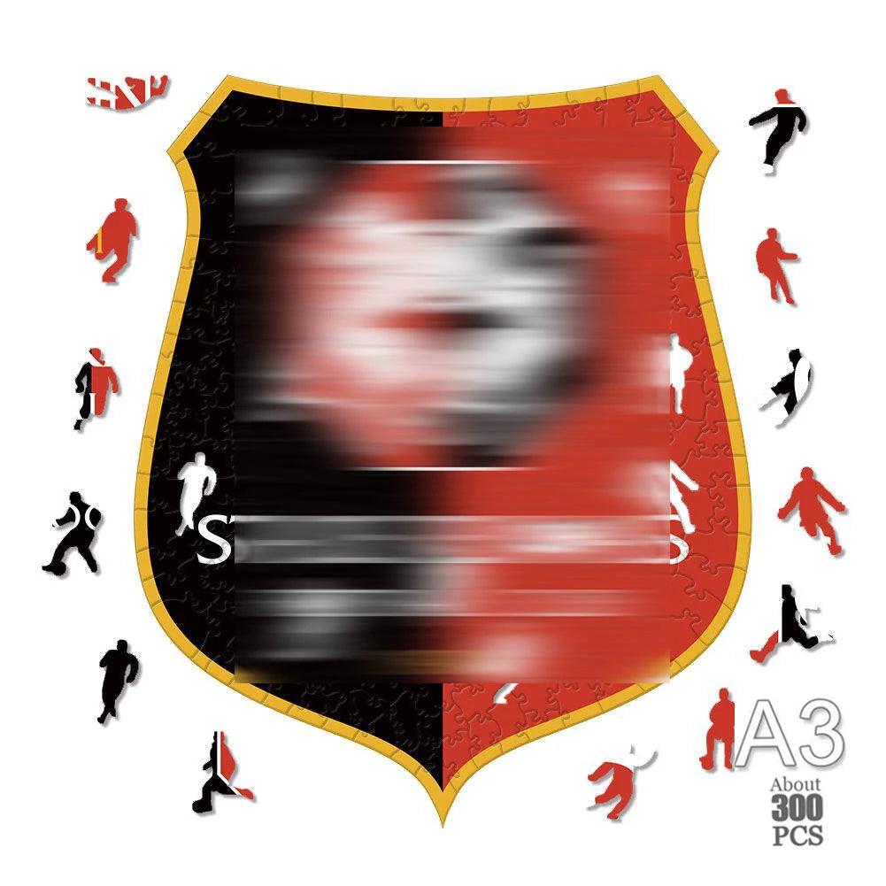 Stade Rennais F.C. 3D Wood Jigsaw Puzzle