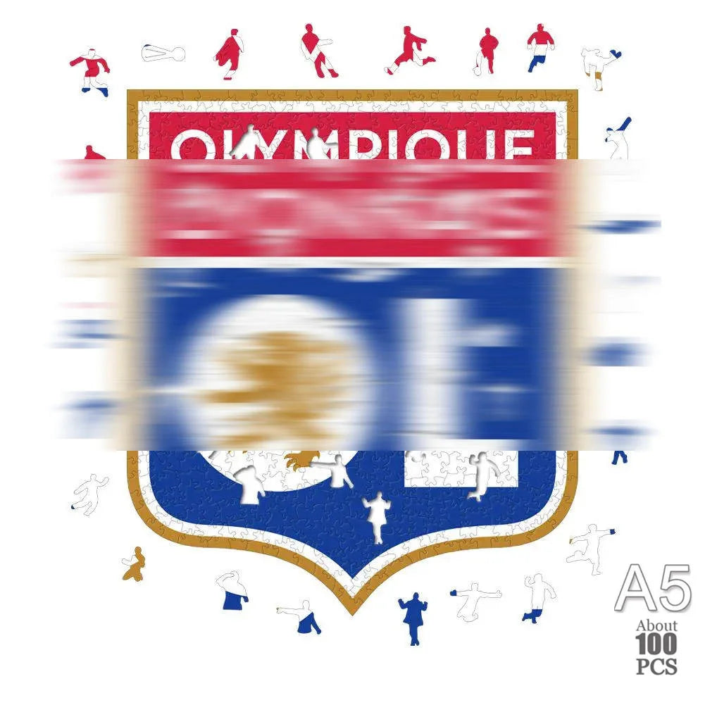 Olympique Lyonnais 3D Wood Jigsaw Puzzle