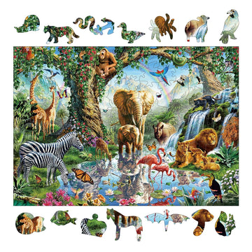 Garden of Eden 3D Wood Jigsaw Puzzle