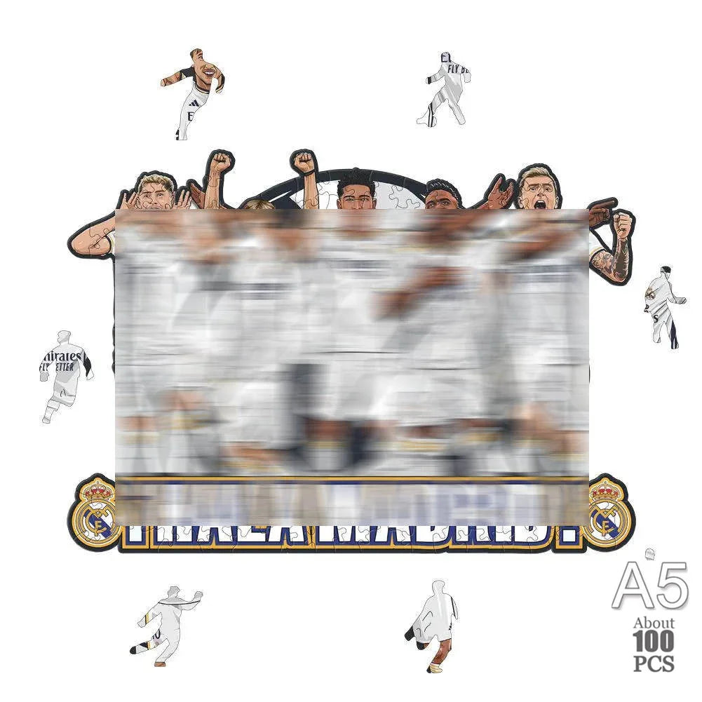 Real Madrid 'Champions League | Hala Madrid' 3D Wood Jigsaw Puzzle