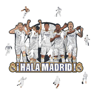 Real Madrid 'Champions League | Hala Madrid' 3D Wood Jigsaw Puzzle