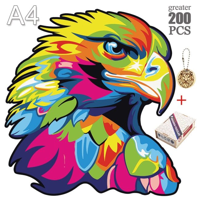 Unique-Wooden-Jigsaw-Puzzle-Eagle-Animals-Shape-Kids-Puzzle-Educational-Toys-Wood-DIY-Crafts-Gifts-Puzzle